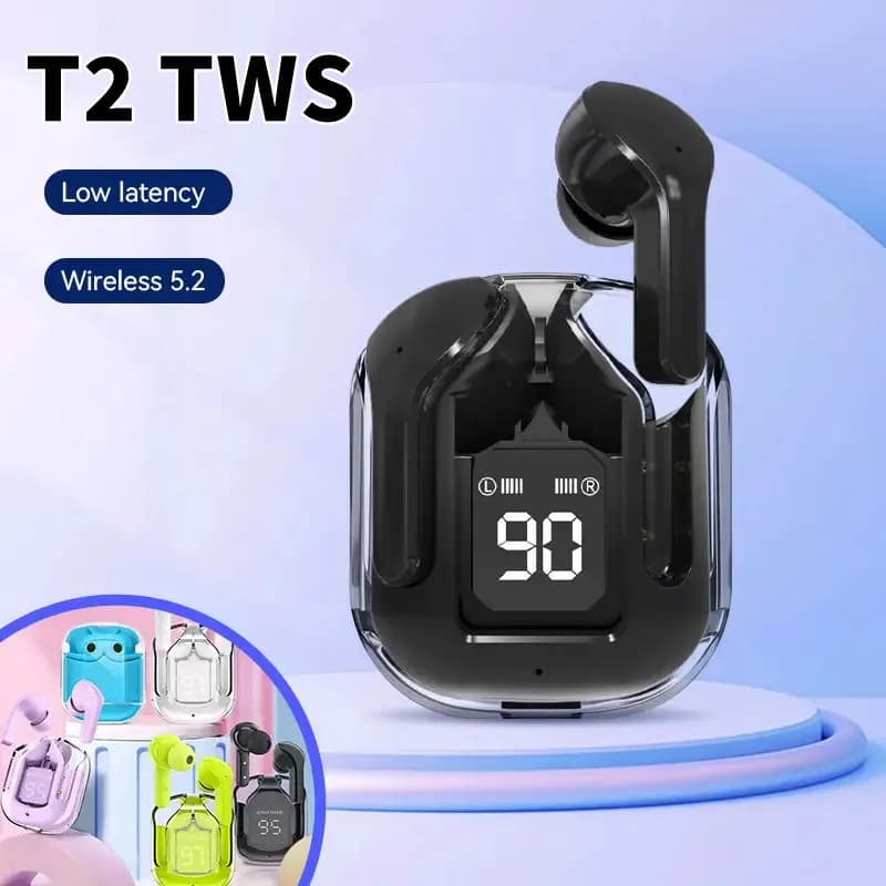 Fones de Ouvido Bluetooth T2 Originais Transparentes HIFI com Display Digital LED e Som Estéreo para Xiaomi Review 2026 — Vale a Pena?
