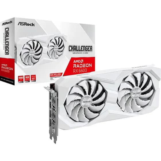 Placa De Video Asrock Radeon Rx 6600 Challenger 8gb Branco Review 2026 — Vale a Pena?