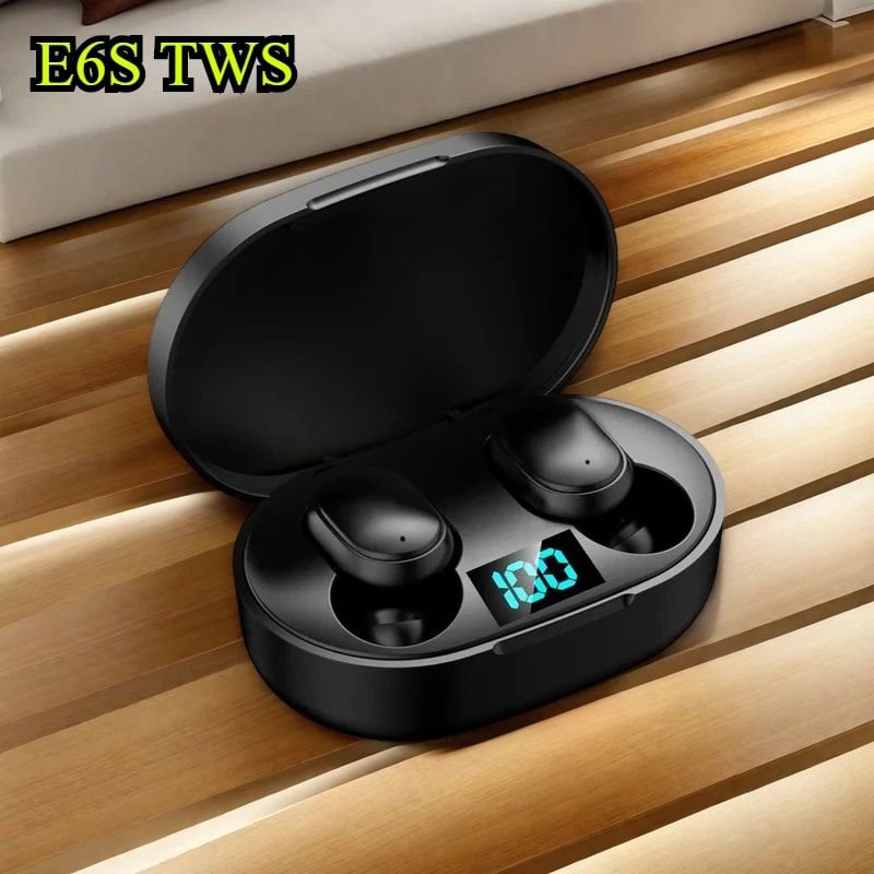 E6s ar pro fone fones de ouvido bluetooth sem fio display led com cancelamento ruído por microfone sem fio bluetooth Review 2026 — Vale a Pena?