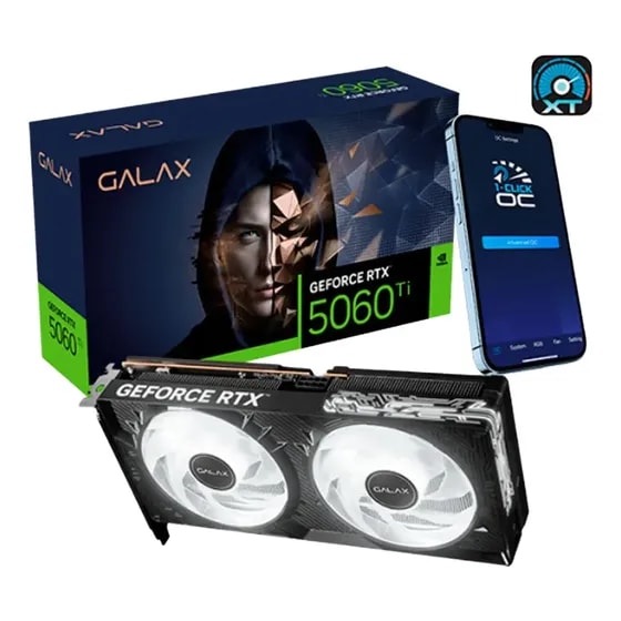Placa De Video Galax Geforce Rtx 5060 Ti 1-click Oc Classic Review 2026 — Vale a Pena?