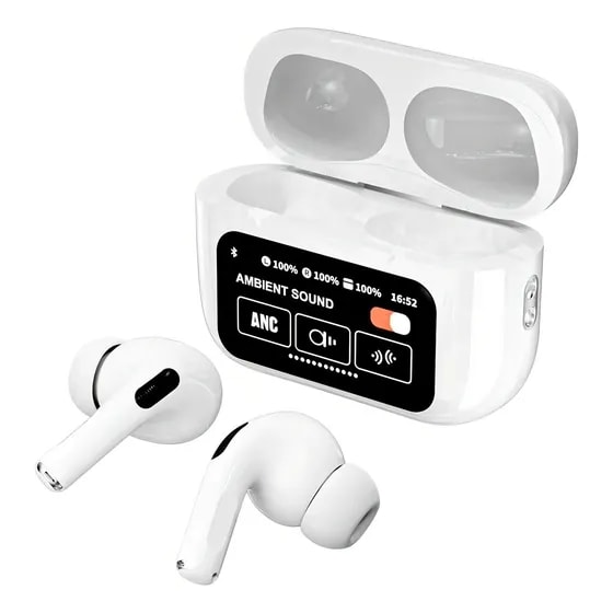 Fone de Ouvido A9Pro In-ear sem Fio com Bluetooth e Tela Touch Branca Review 2026 — Vale a Pena?