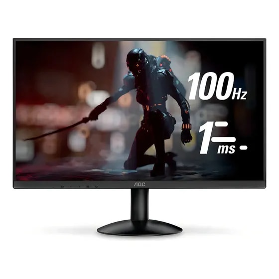 Monitor Aoc 23,8 Led Full-hd, 100hz, 1ms, Vesa - 24b30hm2 Cor Preto Review 2024 — Vale a Pena?