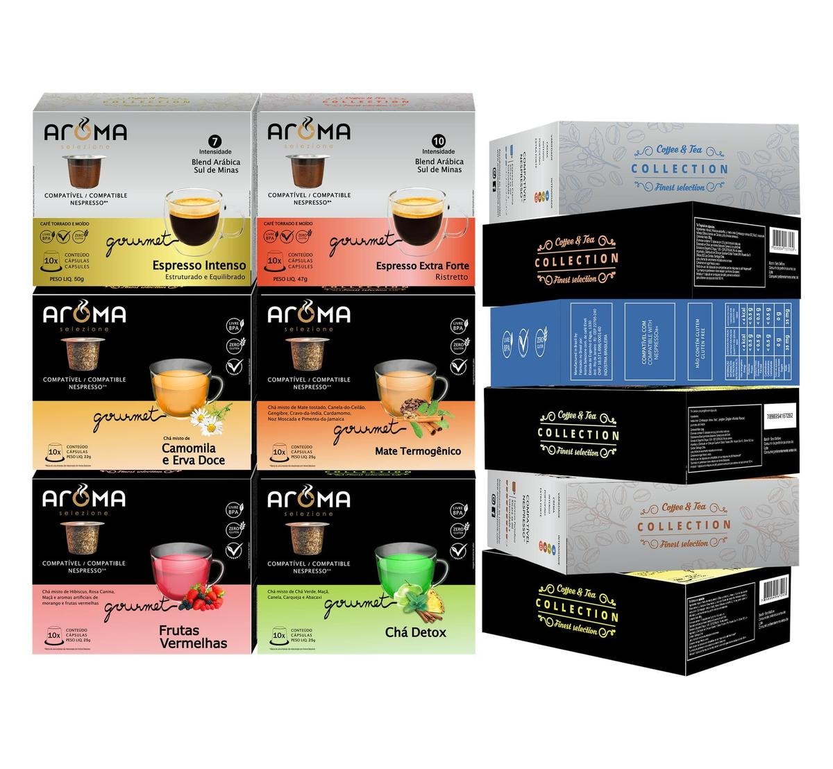 120 Cápsulas Café & Chá Personalizado Aroma Selezione - Cápsulas Para Nespresso * Review 2026 — Vale a Pena?