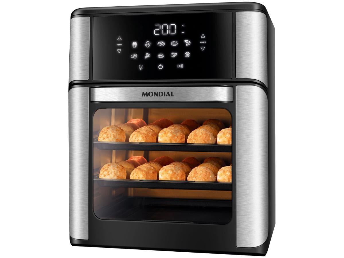 Air Fryer Mondial Forno Oven AFON-12L-BI Preto e Inox 12L Review 2026 — Vale a Pena?
