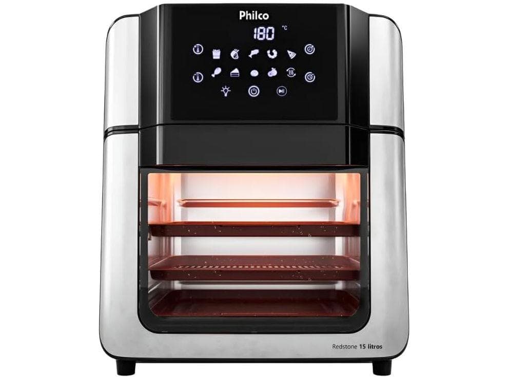 Air Fryer Philco Redstone PAF15A Preta com Timer 15L: Análise Completa 2026 — Vale a Pena?