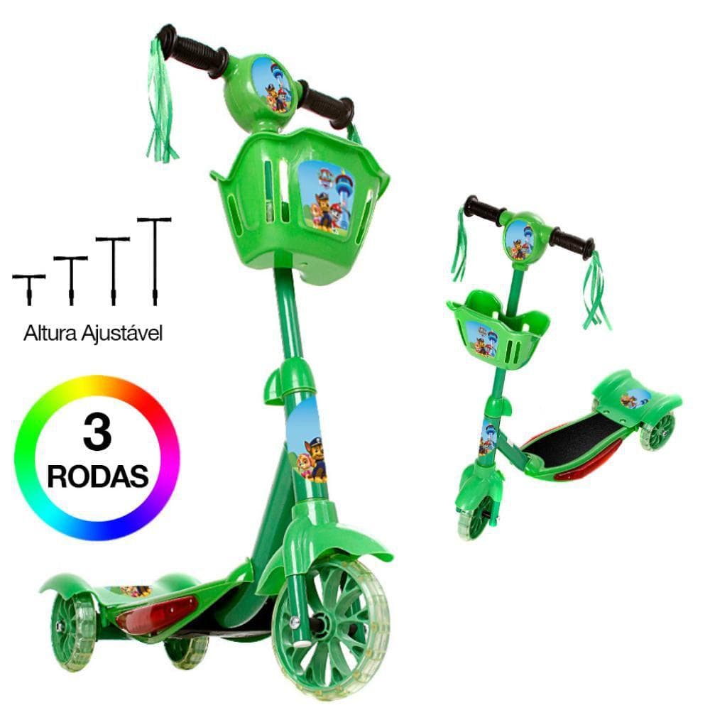 Brinquedo Patinete Infantil Patrulha Canina 3 Rodas Com Luz. Review Completo 2026 — Vale a Pena?