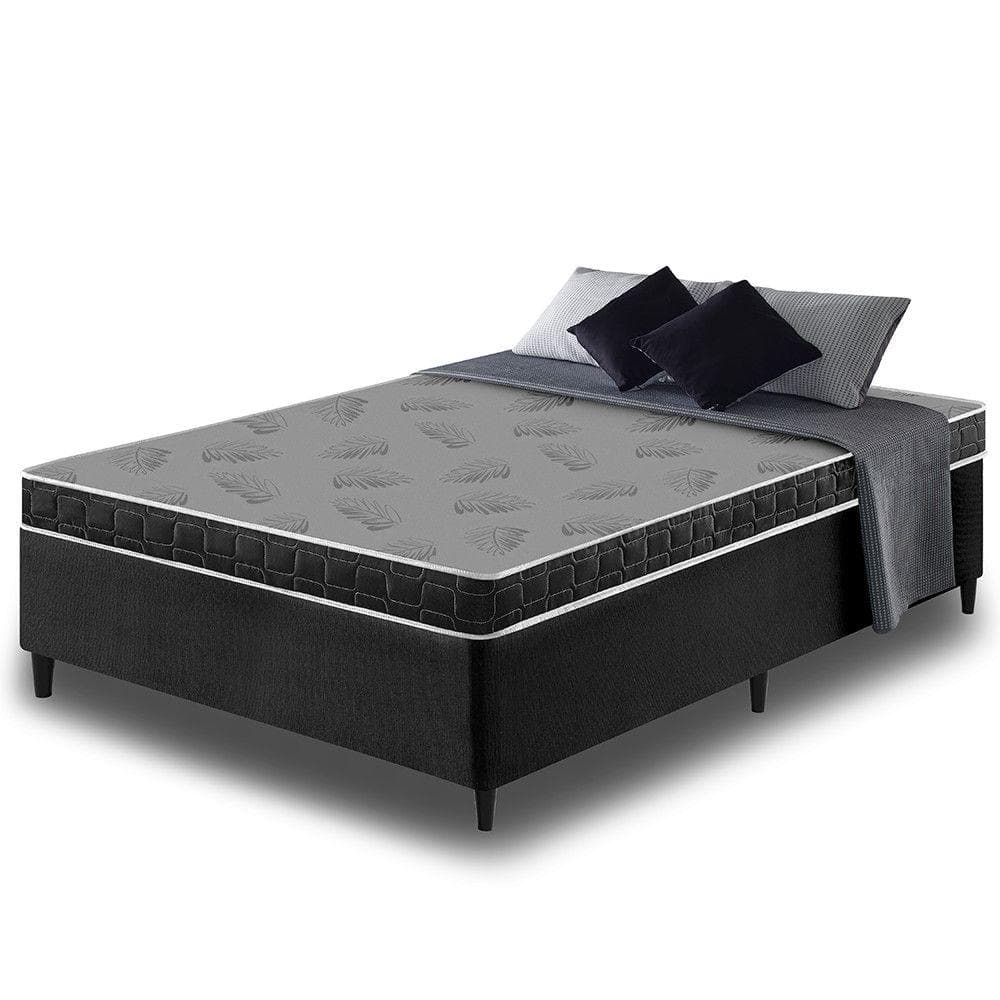 Cama Box Casal Preta + Colchão Casal Querubin Espuma D20 138x188x12cm Review 2026 — Vale a Pena?