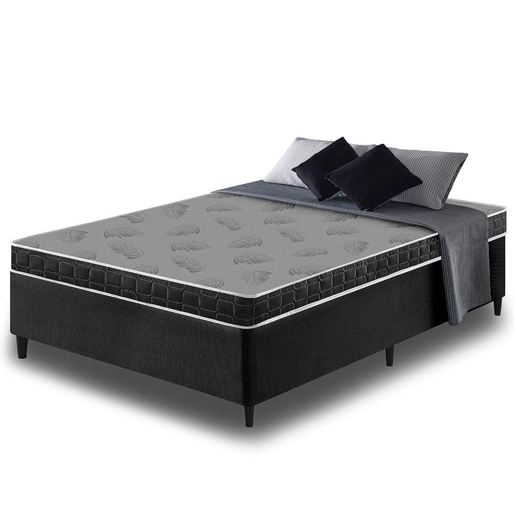 Cama Box Casal Preta + Colchão Casal Querubin Espuma D20 138x188x12cm Review 2026 — Vale a Pena?
