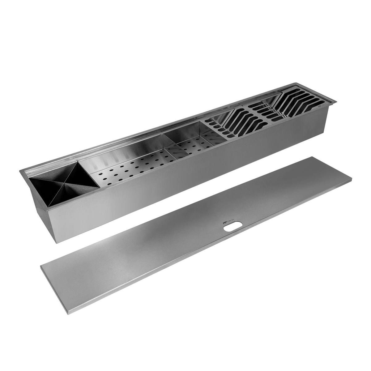 Canal Organizador Úmido de Cozinha com Tampa em Inox 304 90x18: Análise Completa - Vale a Pena?