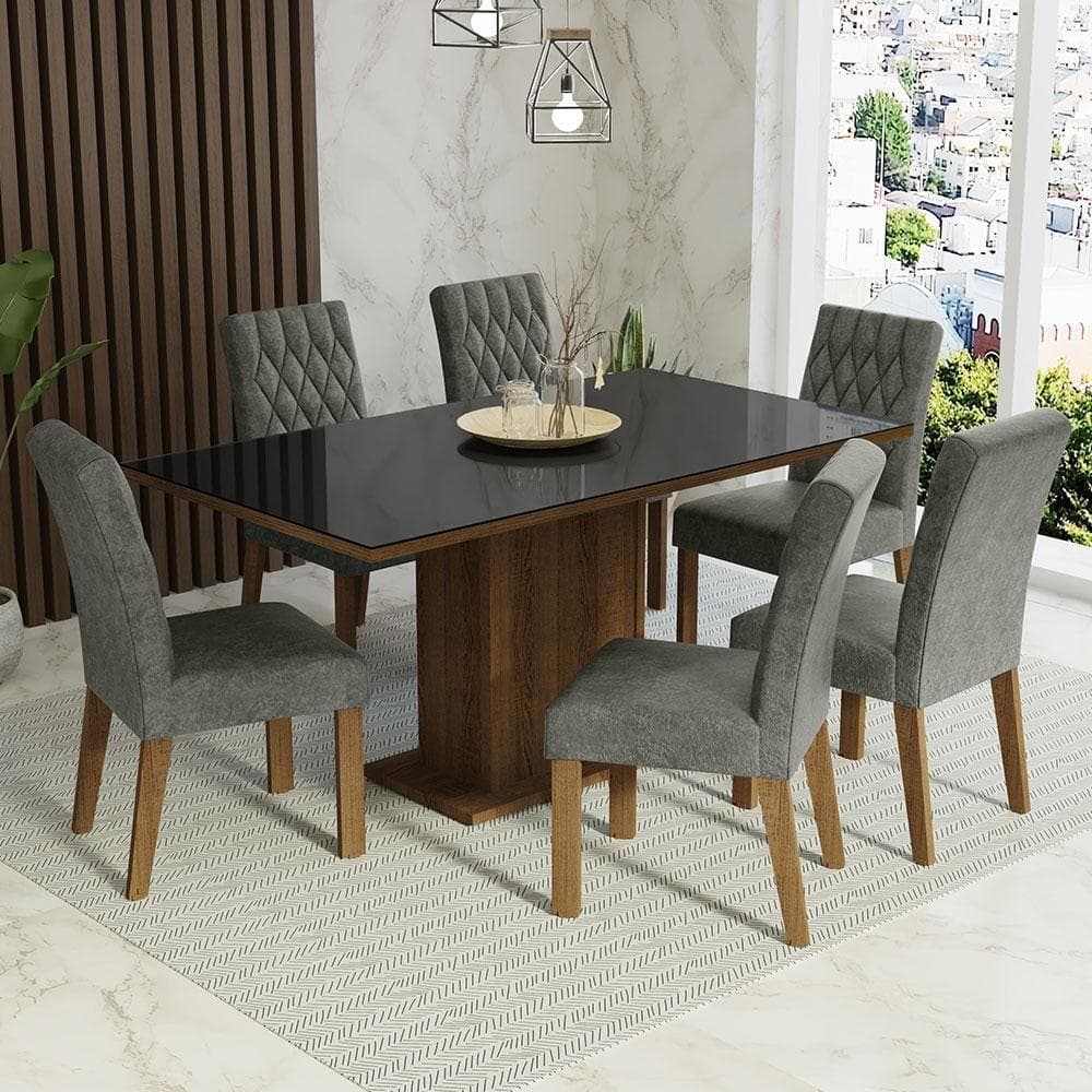 Conjunto Mesa de Jantar Geórgia Madesa 6 Lugares: Um Olhar Detalhado e Se Vale a Pena