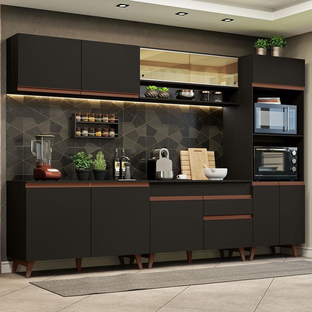 Cozinha Completa Madesa Reims 310002 Preto Review 2024 — Vale a Pena por R$ 1.529,99?