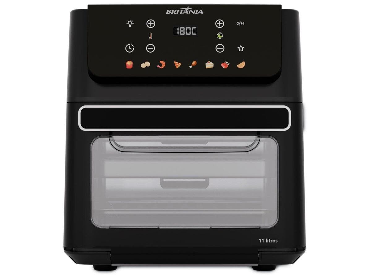 Fritadeira Air Fryer Oven Britânia BAF11 11L Preto Fosco Review 2024 — Vale a Pena?