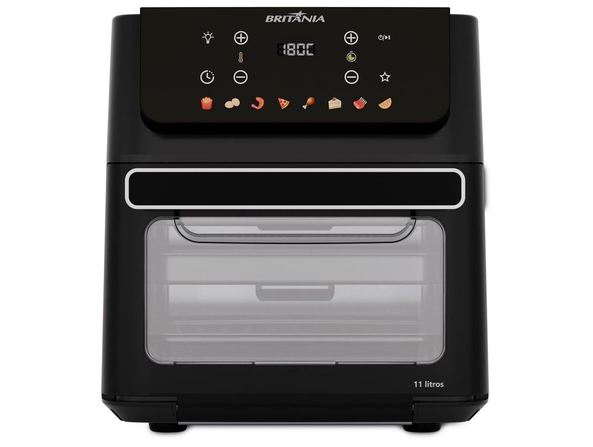 Fritadeira Air Fryer Oven Britânia BAF11 11L Preto Fosco Review 2024 — Vale a Pena?