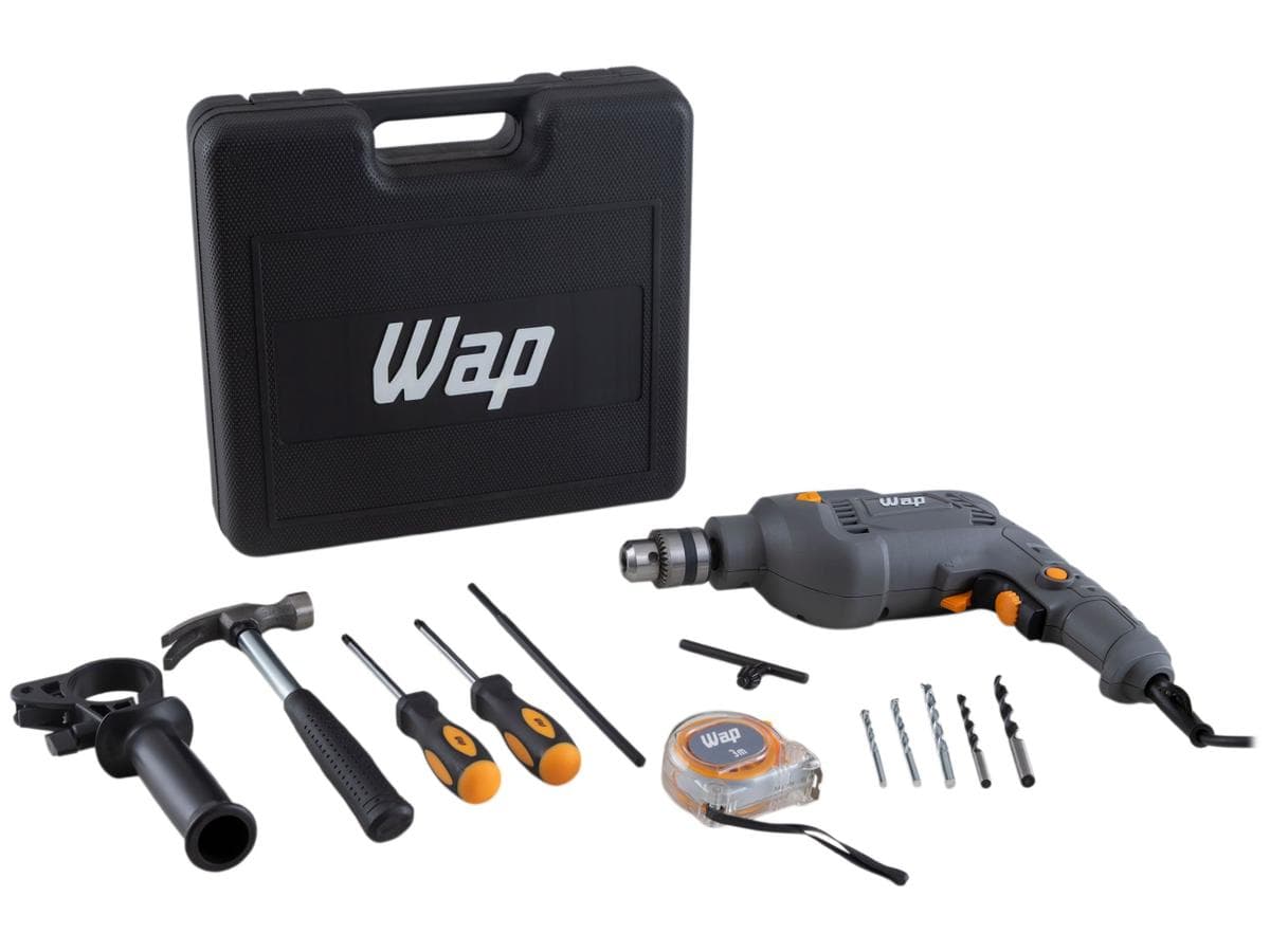 Furadeira e Parafusadeira de Impacto Wap 700W com Maleta 12 Peças WF 700K10 Review 2024 — Vale a Pena?