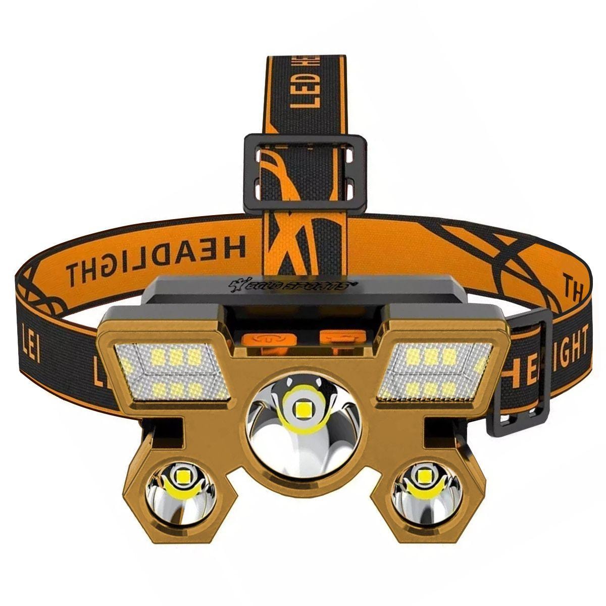Lanterna De Cabeça Gold Sports Holofote Recarregável 4 Model Bateria de Lítio A Prova de Água Review 2026 — Vale a Pena?