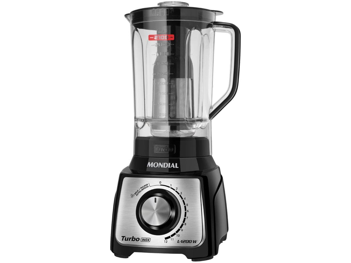 Liquidificador Mondial Turbo L-1200 BI com Filtro 12 Velocidades 1200W Inox Preto Review 2026 — Vale a Pena?