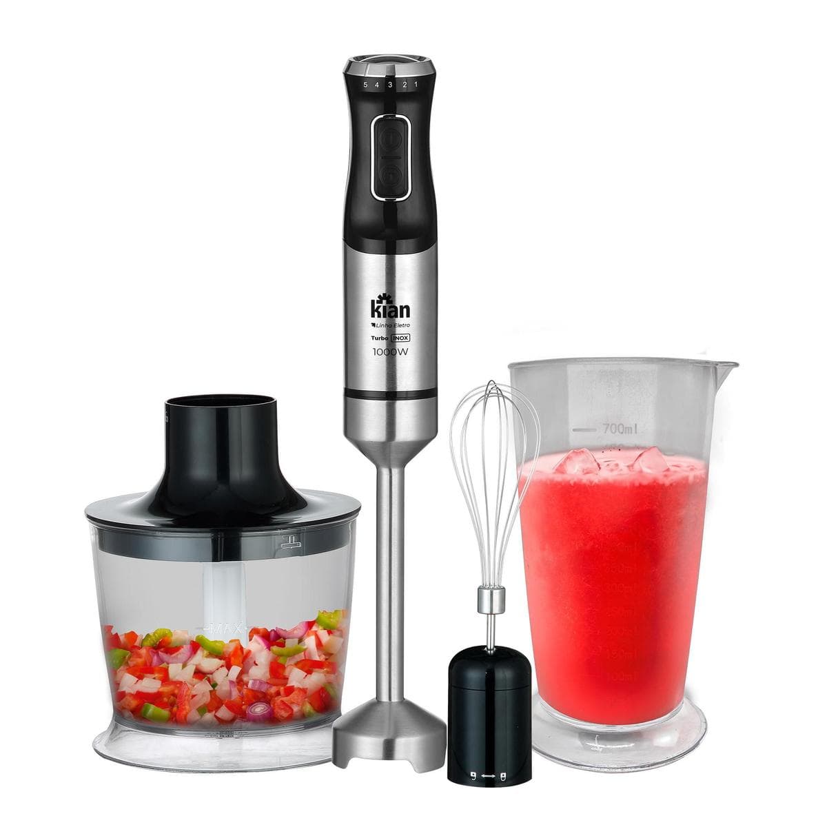 Mixer Turbo 3 em 1 1000W Inox - Kian Review 2026 — Vale a Pena?
