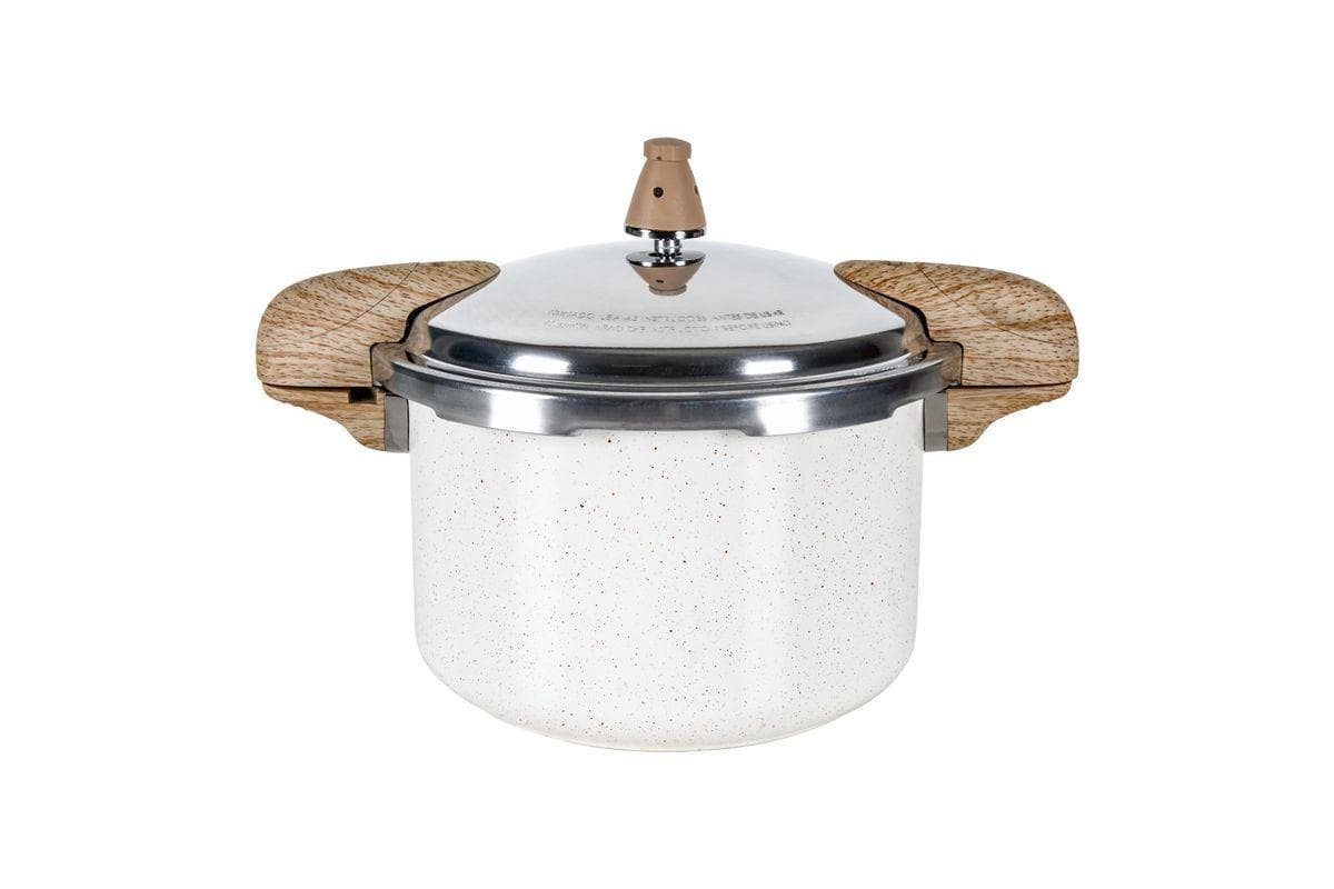 Panela de Pressão Brinox revestimento antiaderente cerâmico e fundo de indução Ceramic Life Pressure 5,4L Ø22cm Vanilla Review 2026 — Vale a Pena?
