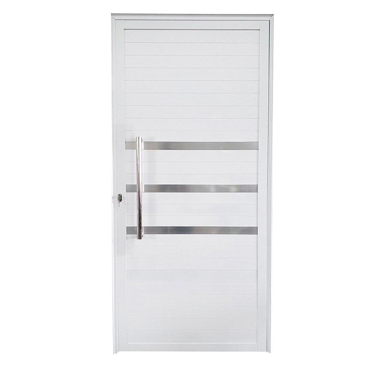 Porta Lambril de Alumínio 210 X 80cm com Friso Linha Veneza Esquadrias Bergamo Abertura Esquerda Review 2026 — Vale a Pena?