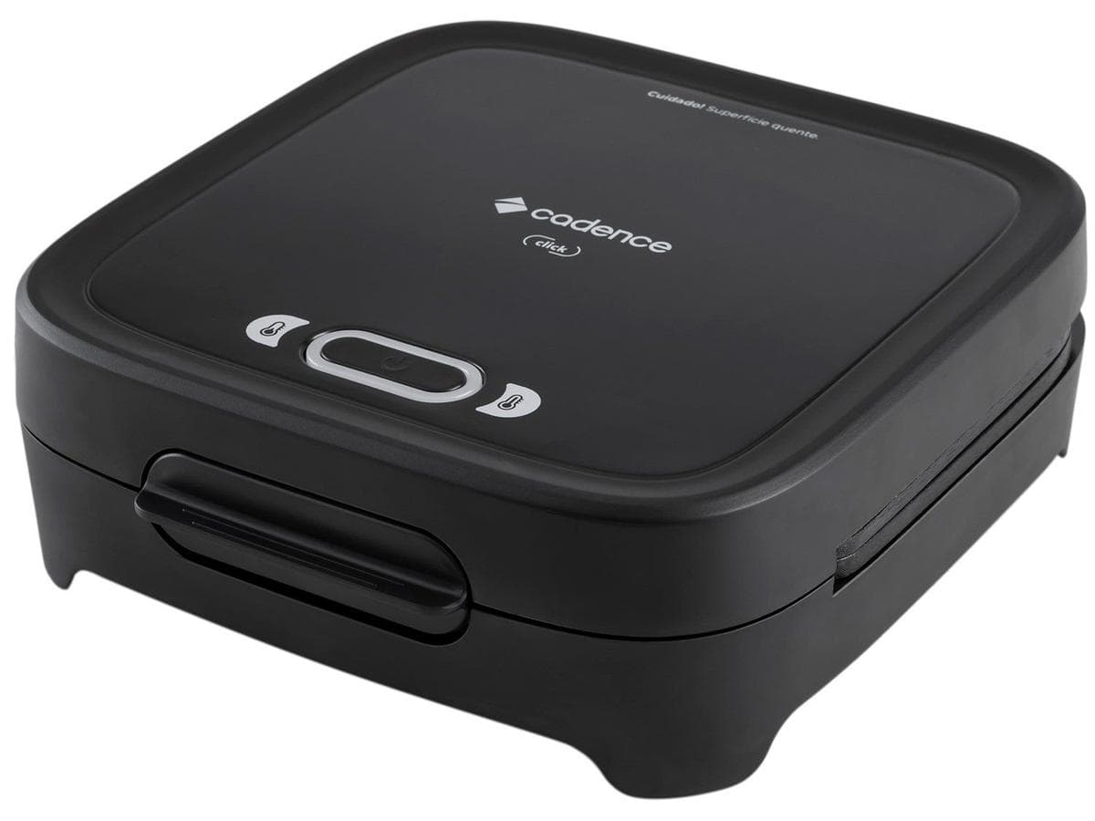 Sanduicheira e Grill Elétrico Cadence Click na Cor Preta com Trava na alça, Chapas Antiaderentes e Potência de 750W 220V Review 2026 — Vale a Pena?