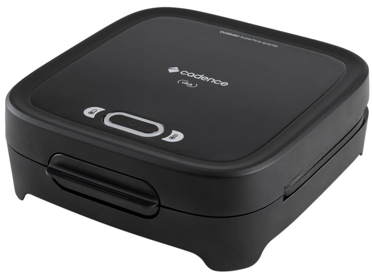 Sanduicheira e Grill Elétrico Cadence Click na Cor Preta com Trava na alça, Chapas Antiaderentes e Potência de 750W 220V Review 2026 — Vale a Pena?
