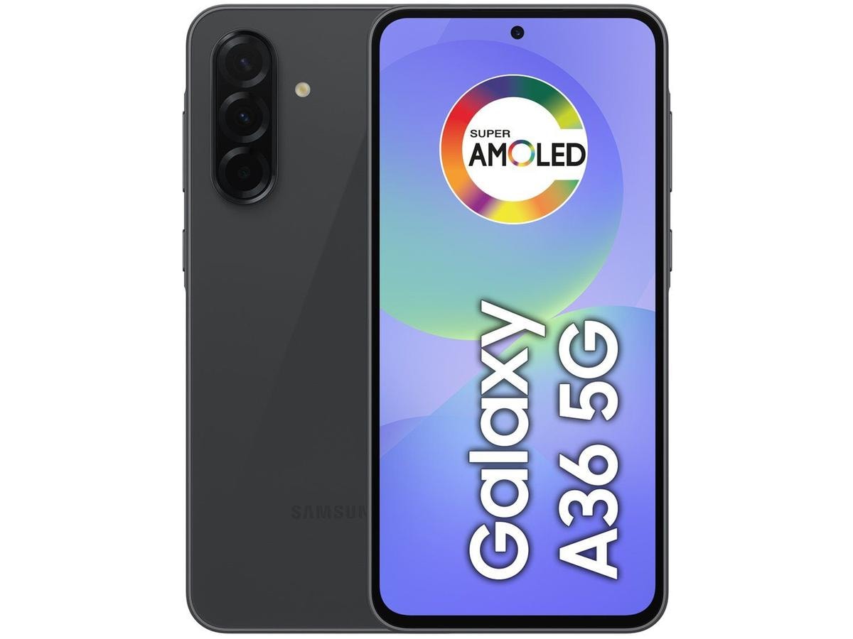 Smartphone Samsung Galaxy A36 256GB 5G 8GB RAM Preto 6,7" Câm. Tripla + Selfie 12MP Review 2026 — Vale a Pena?